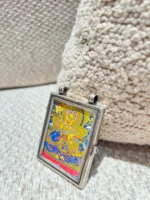 Handcrafted Vaishravana Pendant Necklace – Wealth King of Tibetan Buddhism, Spiritual Wealth Amulet, Tibetan Jewelry - Image 4