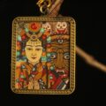 Handcrafted Dual-Aspect Deity Thangka Pendant Necklace – Traditional Tibetan Buddhist Art Piece, Ideal for Collection & Decoration - Image 2