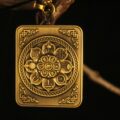Handcrafted Dual-Aspect Deity Thangka Pendant Necklace – Traditional Tibetan Buddhist Art Piece, Ideal for Collection & Decoration - Image 4