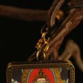 Handcrafted Elephant-Seated Deity Thangka Pendant Necklace – Traditional Tibetan Buddhist Art Piece, Ideal for Collection & Decoration - Image 4