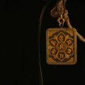 Handcrafted Lotus Mantra Mandala Thangka Pendant Necklace