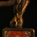 Handcrafted Wrathful Protector Thangka Pendant Necklace – Traditional Tibetan Buddhist Guardian Art, Ideal for Collection & Display - Image 3