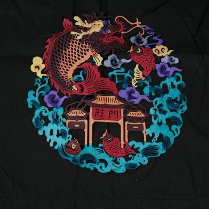 carp-leaping-dragon-gate-paper-cutting