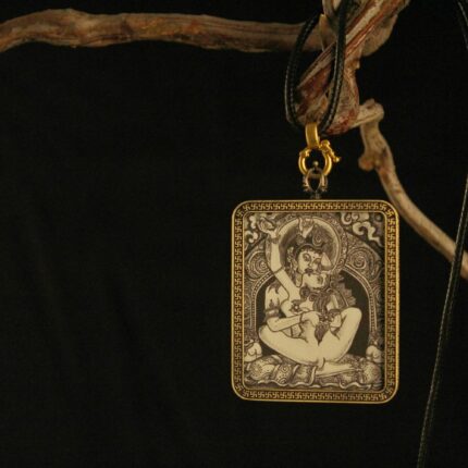 Vajrasattva Yab-Yum Thangka Pendant – Union of Clarity1