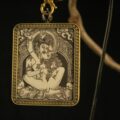 Vajrasattva Yab-Yum Thangka Pendant – Union of Clarity - Image 2