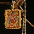 The "Crimson Protector": Red Wrathful Deity Locket | Power & Magnetism (Gau Box) - Image 2