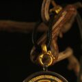 The "Golden Center": Solar Mandala Necklace | Clarity & Willpower (Round) - Image 3