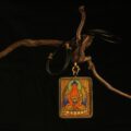The "Enlightened One": Shakyamuni Buddha Thangka Locket | Peace & Grounding (Gau Box) - Image 4