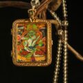 The "Victory King": Green Jambhala God of Wealth Locket | Success & Anti-Jealousy (Gau Box) - Image 2