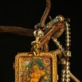 The "Imperial Lord": Yellow Jambhala Thangka Locket | Supreme Wealth (Intricate Art) - Image 3