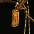 The "Face of Glory": Kirtimukha Thangka Locket | Consumer of Negativity (Totem) - Image 4