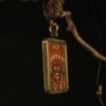 The Fierce Guardian: Tibetan Mahakala Face Pendant | "Ward Off Evil" Protection Amulet (Silver-Clad Copper) - Image 4