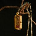 The "Supreme Healer": Medicine Buddha Thangka Locket | Health & Wellness Amulet (Lapis Lazuli Blue) - Image 5