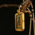 The "Supreme Healer": Medicine Buddha Thangka Locket | Health & Wellness Amulet (Lapis Lazuli Blue) - Image 6