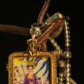 The "Mystic Queen": Nine-Tailed Fox Spirit Locket | Charisma & Intuition (Purple Lotus) - Image 3