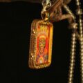 The "Red Warrior": Wrathful Protector Mask Locket | Courage & Anti-Fear (Gau Box) - Image 4