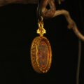 The "Cosmic Map": Sacred Mandala Necklace | Wholeness & Focus (Round Amulet) - Image 4