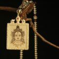The "Eternal Life": Amitayus Etched Locket | Longevity & Health (Antique Silver Style) - Image 2
