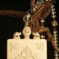 The "Silver Goddess": White Tara Etched Locket | Longevity & Healing (Antique Style) - Image 5