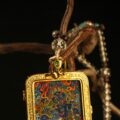 The "Fierce Guardian": Six-Armed Mahakala Thangka Locket | Gold & Crystal Gau Box (Ultimate Protection) - Image 3