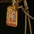 The "Great Purifier": Vajrasattva Thangka Locket | Gold & Crystal Gau Box (Karma Cleansing & Healing) - Image 5