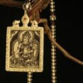 The "Vintage Guardian": Green Tara Etched Locket | Swift Protection (Antique Silver Style) - Image 2
