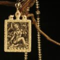 The "Vintage Guardian": Green Tara Etched Locket | Swift Protection (Antique Silver Style) - Image 2