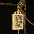 The "Vintage Guardian": Green Tara Etched Locket | Swift Protection (Antique Silver Style) - Image 5