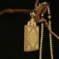 The "Vintage Guardian": Green Tara Etched Locket | Swift Protection (Antique Silver Style) - Image 6