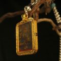The "Golden Lord": Yellow Jambhala God of Wealth Locket | Gold & Crystal Gau Box (Abundance & Prosperity) - Image 5