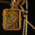 The "Golden Treasury": Yellow Jambhala God of Wealth Locket | Asset Protection (Gau Box) - Image 3
