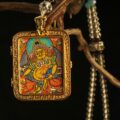 The "Golden Flow": Yellow Jambhala God of Wealth Locket | Abundance & Manifestation (Gau Box) - Image 2
