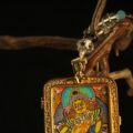 The "Golden Flow": Yellow Jambhala God of Wealth Locket | Abundance & Manifestation (Gau Box) - Image 4