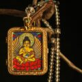 The "Golden Goddess": Yellow Tara Thangka Locket | Increasing Abundance & Merit (Gau Box) - Image 3