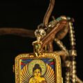The "Golden Goddess": Yellow Tara Thangka Locket | Increasing Abundance & Merit (Gau Box) - Image 4