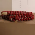 Cinnabar Ruyi Bracelet - Protection & Success Amulet