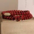 Cinnabar Ruyi Bracelet - Protection & Success Amulet