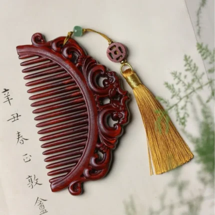 Rosewood Hair Comb - Anti-Static Scalp Massage Tool