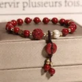Cinnabar Safety Buckle Bracelet - Luck & Protection