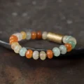 7 Chakra Agate Bracelet - Healing Beads for Balance & Yoga - Image 2