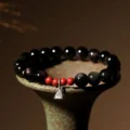 Black Obsidian Lotus Bracelet - Protection & New Beginnings