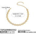 Tanfog 18K Gold Plated Stainless Steel Jewelry Set | Tarnish-Free CZ Link Collection - Image 7