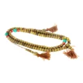 Tanfog Authentic Yak Bone 108 Mala Beads Hand-Strung Tibetan Prayer Bracelet