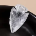 Tanfog Hand-Carved Clear Quartz Arrowhead Necklace | Natural Stone Protection Amulet - Image 2